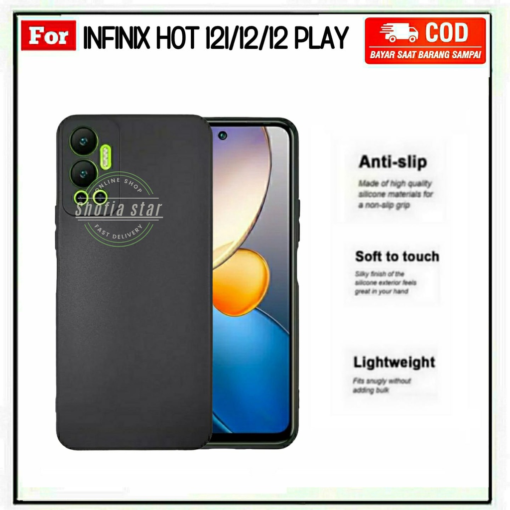 CASE INFINIX HOT 12I 12 12 PLAY SOFTCASE SLIM MATTE PREMIUM CAMERA PROTECT CASING