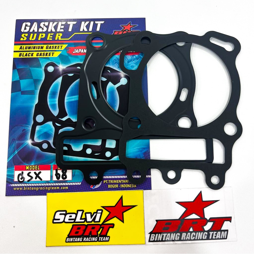 GASKET PAKING BLOK & CERAMIC HEAD BRT GSX dan SATRIA FU FI 68