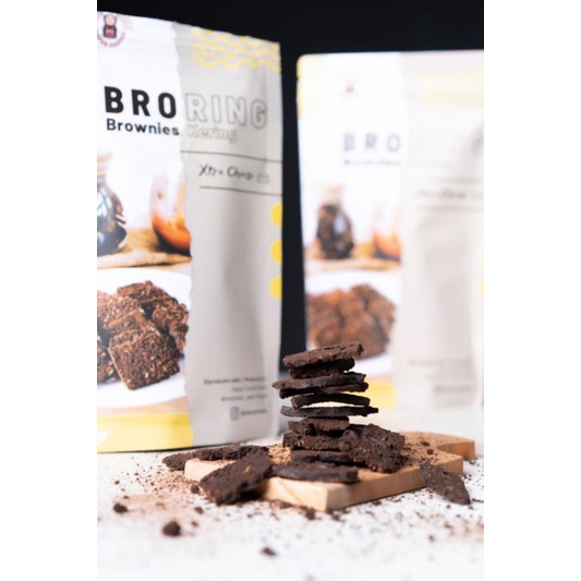 

Cemilan Brownies Kering BRORING Xtra Cheese / Keju