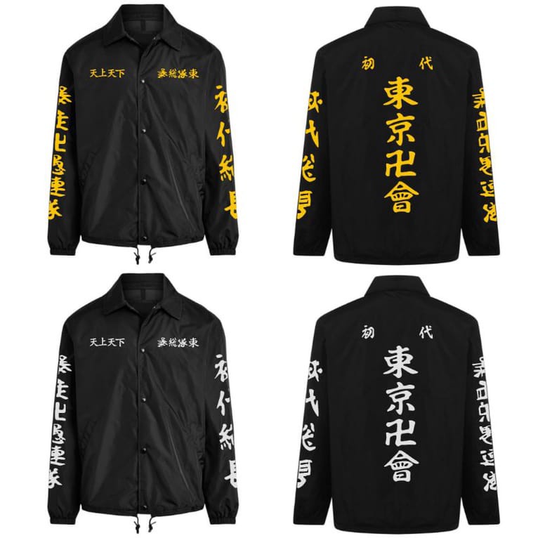 Jaket Revengers Tokyo Coach Manjiro Sano Mikey Cosplay