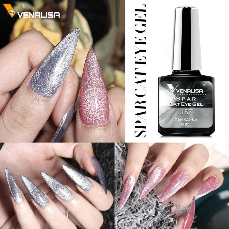 Venalisa Transparent Color Gel / 9D Cat Eye Gel Polish/ Spar Cat Eye Venalisa / Venalisa Cat Eye