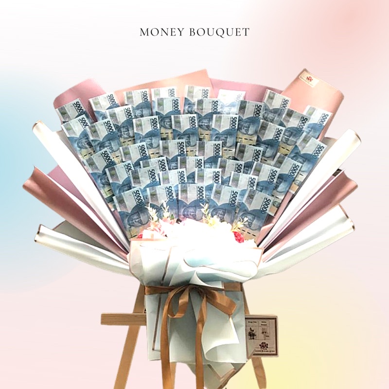 Money bouquet / Buket bunga / bouquet bunga / hadiah / buket uang / bouquet uang / florist palembang