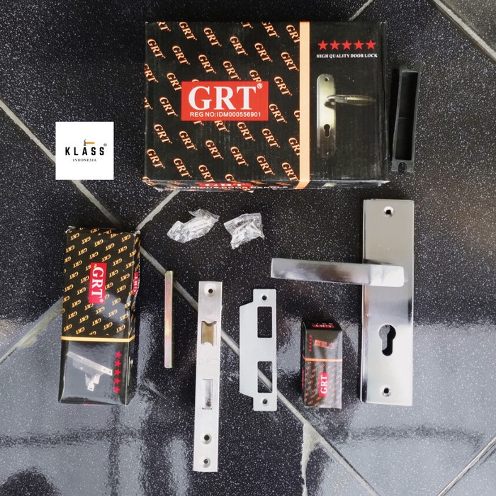 Kunci Pintu Tanggung Grt Gagang Kotak / Handle Pintu Rumah Grt 999