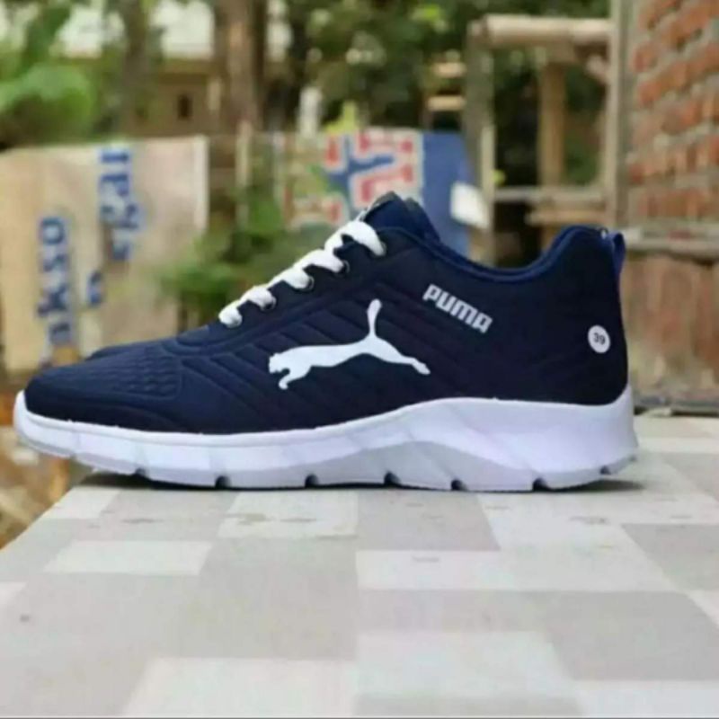 Sepatu Sport PM M4 Navy, Sepatu sneakers. Sepatu running. Sepatu sekolah. Sepatu formal. Sepatu keren. Sepatu murah