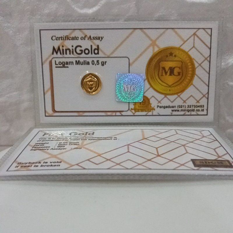 Mini Gold 0.5 Gram