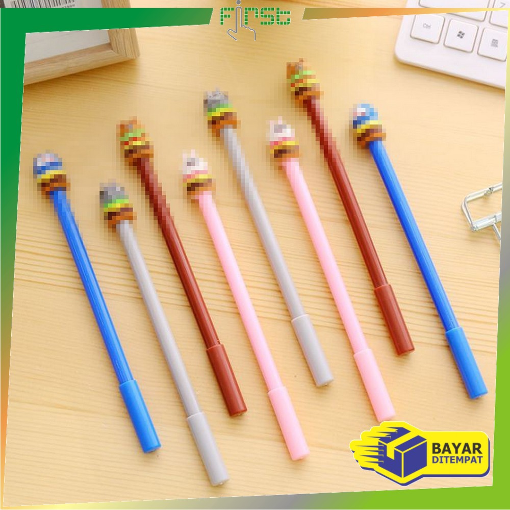 

*COD* FH-A7 (COD) Pena Cartoon/Pulpen Burger Unik/Pen Burger Kartun