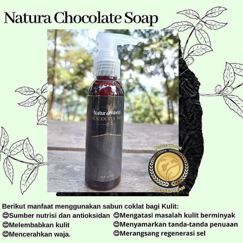 

chocolate Soap Natura world