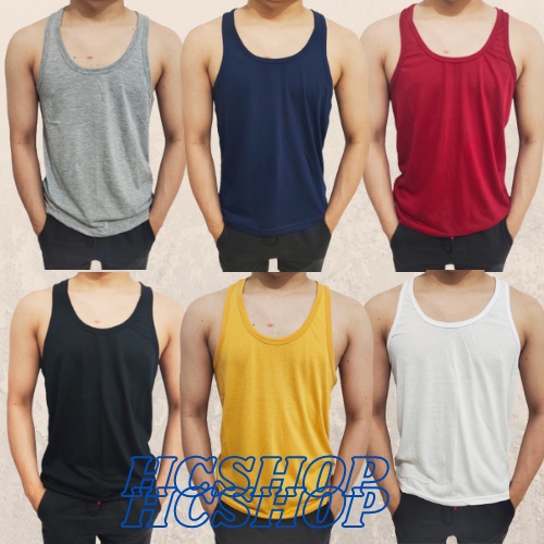 Singlet Polos Pria Dewasa Singlet Dewasa Cowok Cewek Cotton Combed Kualitas Premium Adem