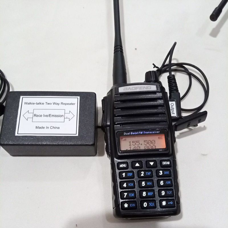 Repeater portable HT Baofeng UV82, Pancar ulang ht box cor sepaket lengkap repeater portable