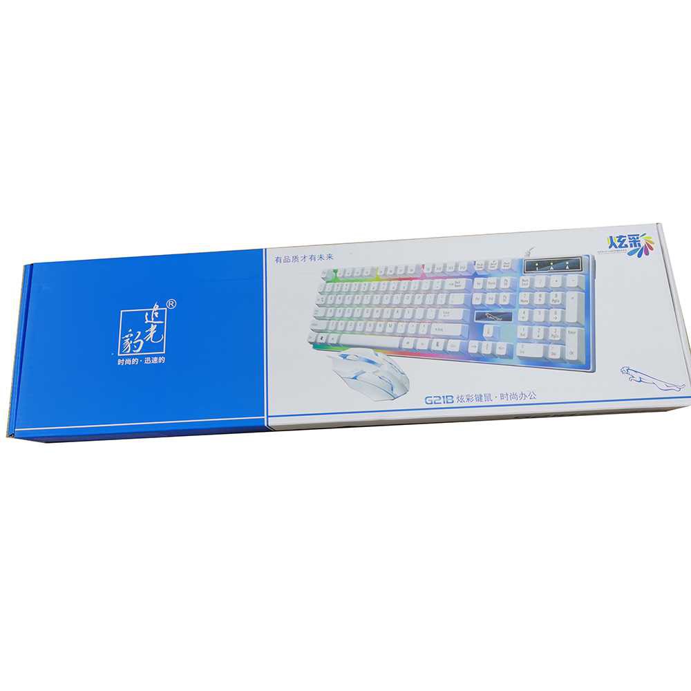 Keyboard Gaming LED beserta Mouse