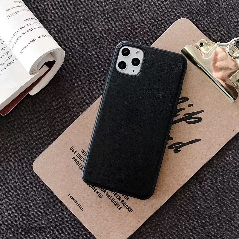 Casing &amp; Covers ip 12 12mini 12 Pro Max Luxury leather PU Phone Case Phone 6 6s 7 8 Plus X XS MAX XR 11 Pro Max Soft TPU Silicone Casing Luxury handmade leather