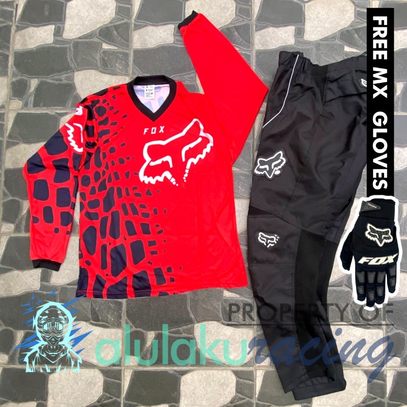 Jersey &amp; Celana MX Trail Motocross - Paket Bundling FOCT1401-F41