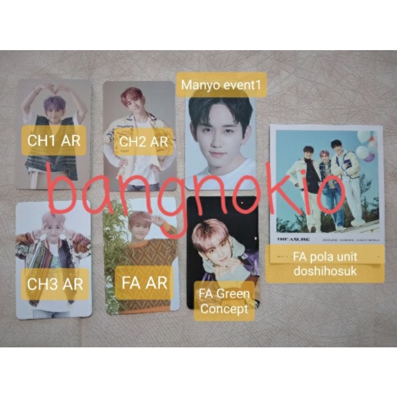 Bundle PC Mashiho Treasure The 1st Step Album Chapter 1, 2, 3, Full Album Treasure Effect, Manyo