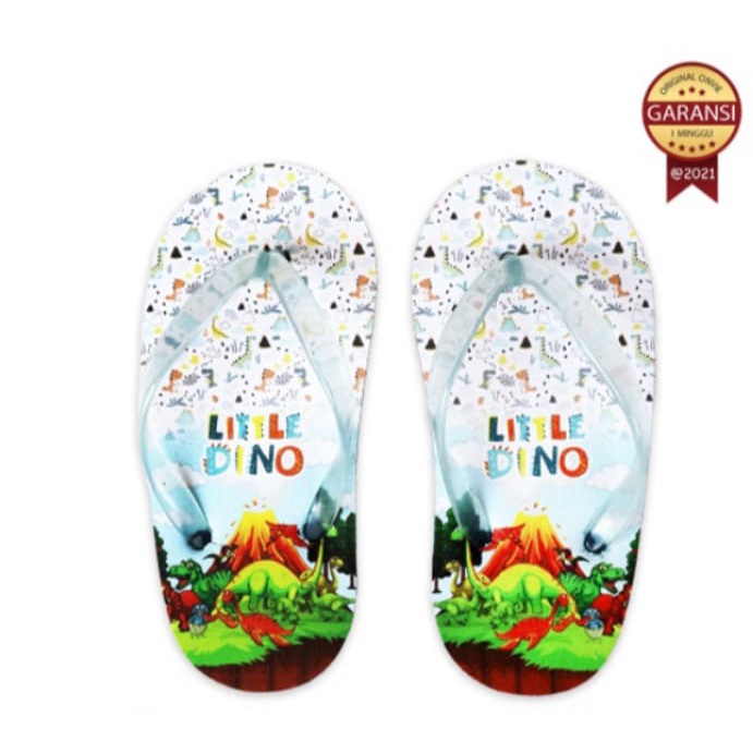 sendal jepit anak laki laki Dino Sandal jepit anak new kids Dinosaurus