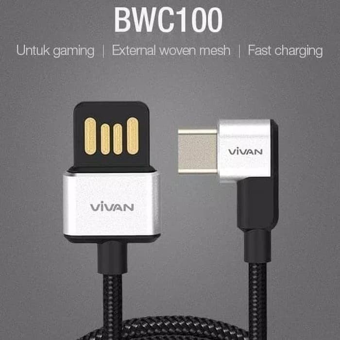 Vivan Data Cable Gamers for TYPE-C Fast Charge BWC100