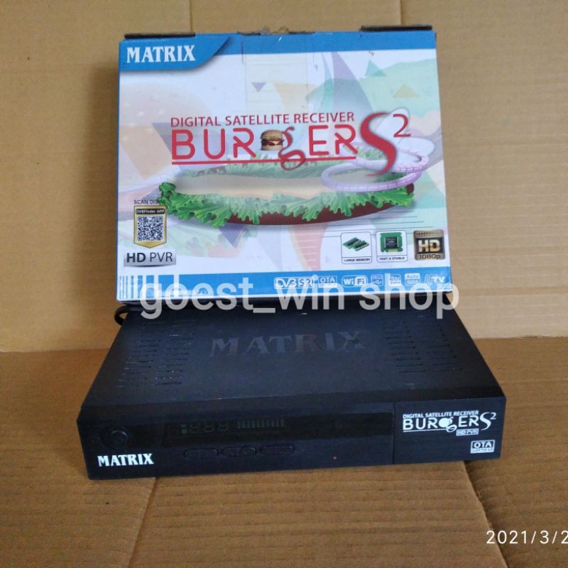 receiver parabola HD matrix burger s2 k5s 8mb MBS2 normal segel