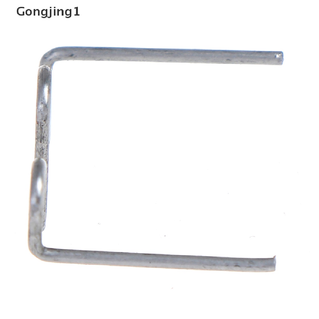 Gongjing1 100pcs Staples Flat Wave 0.6mm-0.8mm Universal Bahan Plastik Untuk Reparasi Stapler