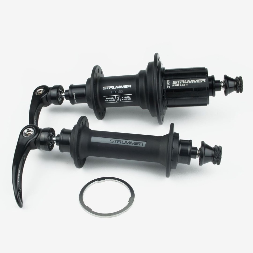 HUB FREE HUB STRUMMER HR100 ROADBIKE 700 HOLE 20/24 6 PAWLS - BLACK