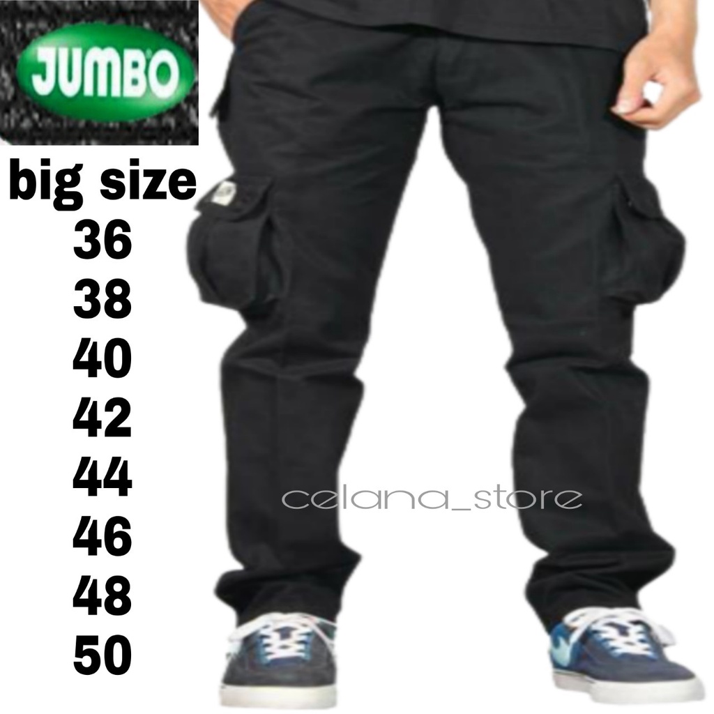 BIGG SIZEE celana cargo panjang pria big size 27-50/celana cargo big size/celana panjang ukuran besar/celana PDL big size