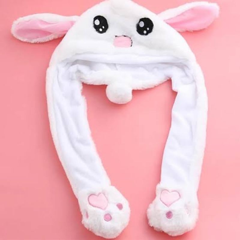 Bunny hat topi kelinci gerak lucu / dancing bunny hat