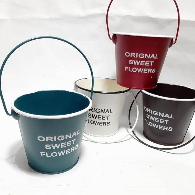 VAS EMBER SWEET - pot bunga kaleng artificial home decor shabby chic