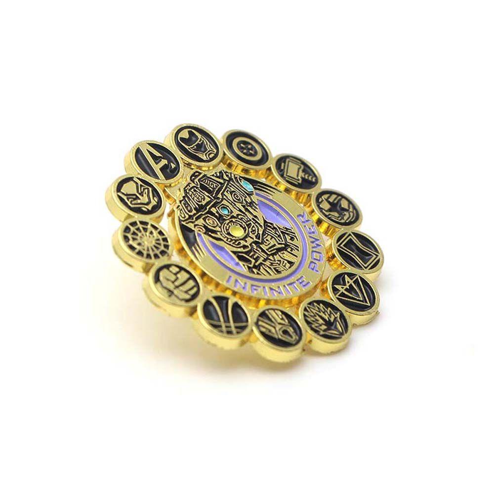 Mxbeauty The Avengers Bros Ransel Anak Kerah Bros Thanos Gauntlet Marvel Badge Pin Enamel Pin