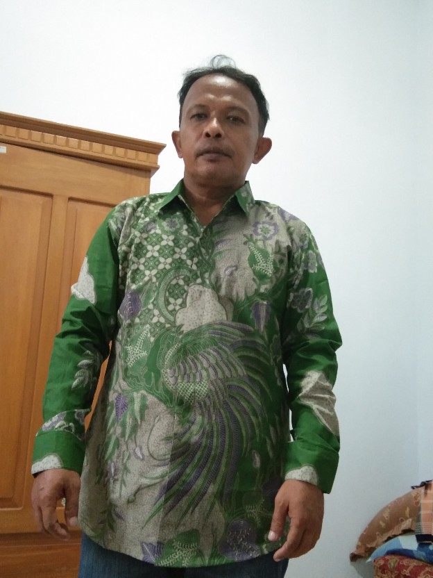 Merak Ijo Kemeja Batik Pria Lengan Panjang Slimfit Katun Printing Hem Baju Atasan Kantor Modern