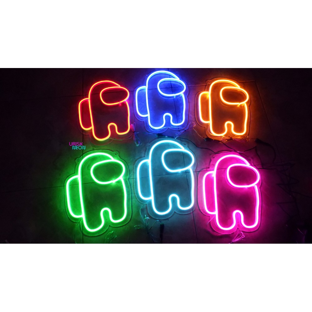 Among Us Impostor Neon Sign LED Flex Light Lampu | Shopee ...