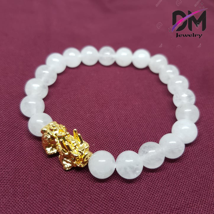 gelang batu biduri bulan asli original kombinasi pixiu