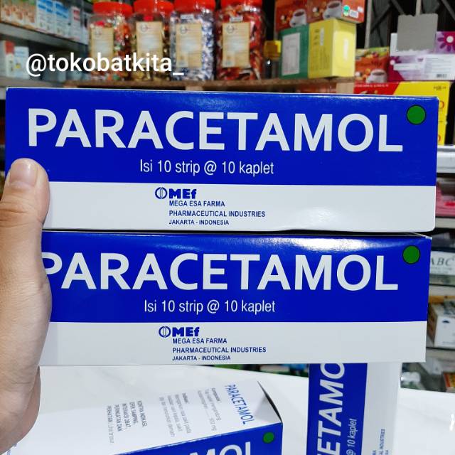 Jual [1STRIP] PARACETAMOL MEF 500MG / DEMAM MERIANG SAKIT KEPALA GIGI