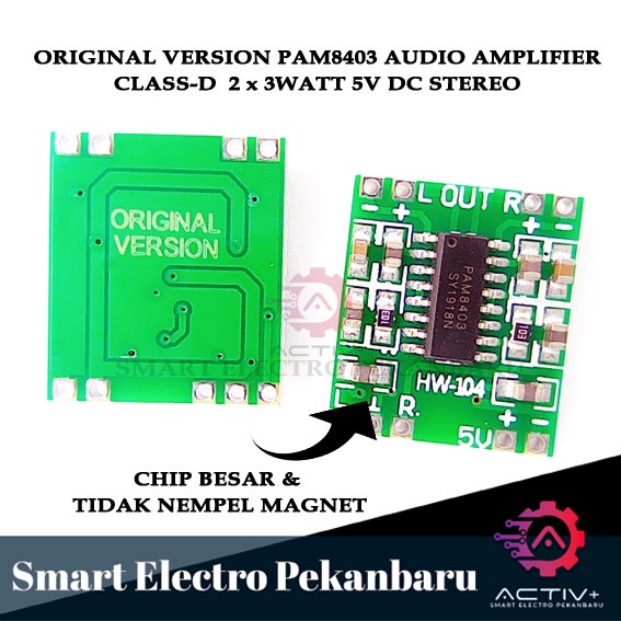 Jual Original Modul Pam Mini Digital Audio Amplifier Class D X W