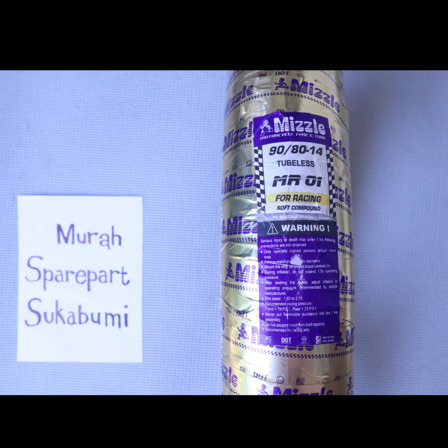 BAN MOTOR MATIC RACING SOFT COMPOUND MIZZLE MR01 MR 01 90/80-14 100/80-14 90 80 14 100 80 14 TUBELESS