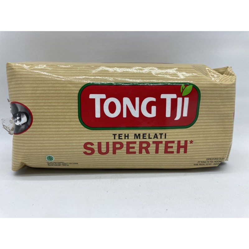 Teh Seduh TONG TJI SUPERTEH [MELATI] 250g Barcode 8992936254126