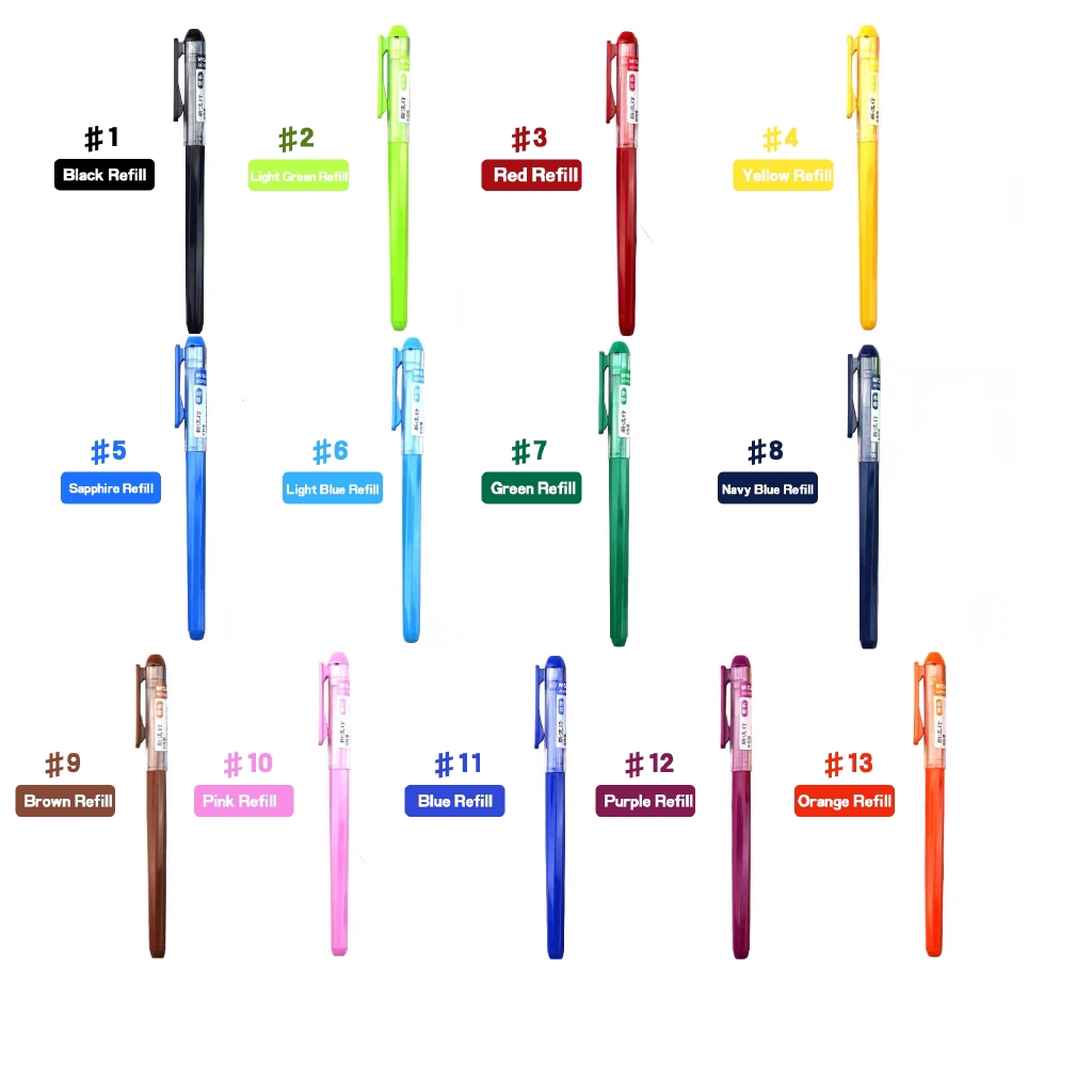 M &amp; G Pen Gel 62403 0.38mm Warna-Warni Simple Untuk Pelajar/Kantor