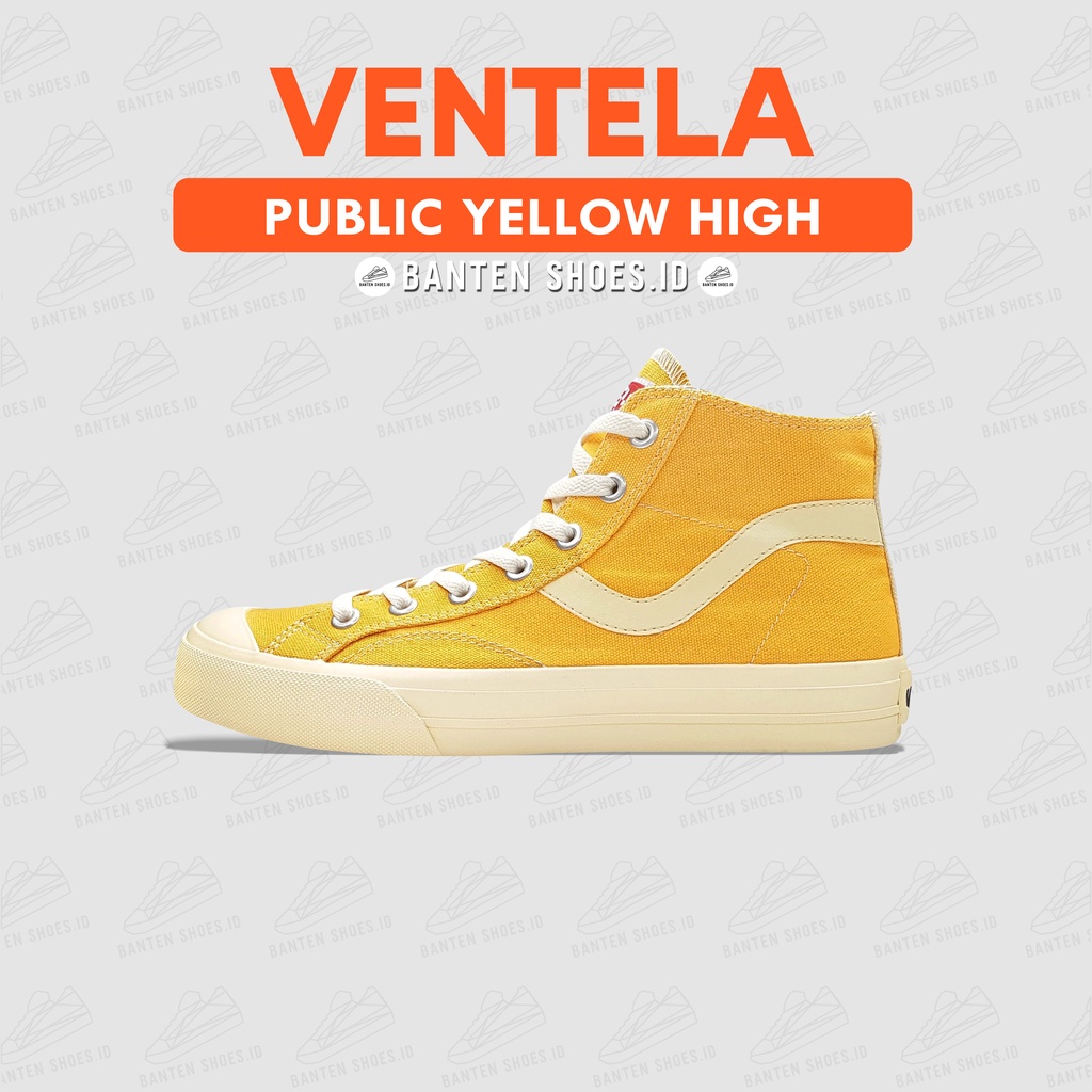 Sepatu Ventela Public High Yellow Original Termurah