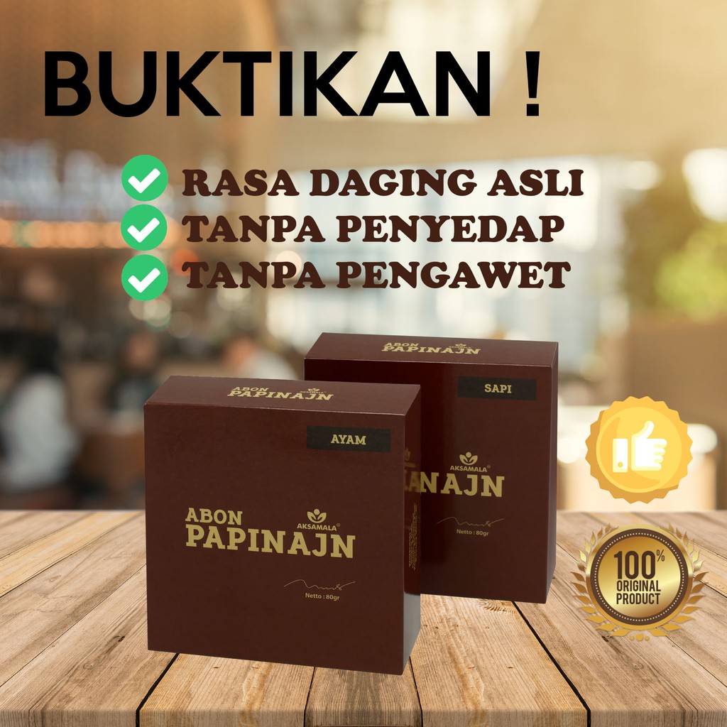 

Papinajn Abon Ayam Sapi Floss Murni 100%