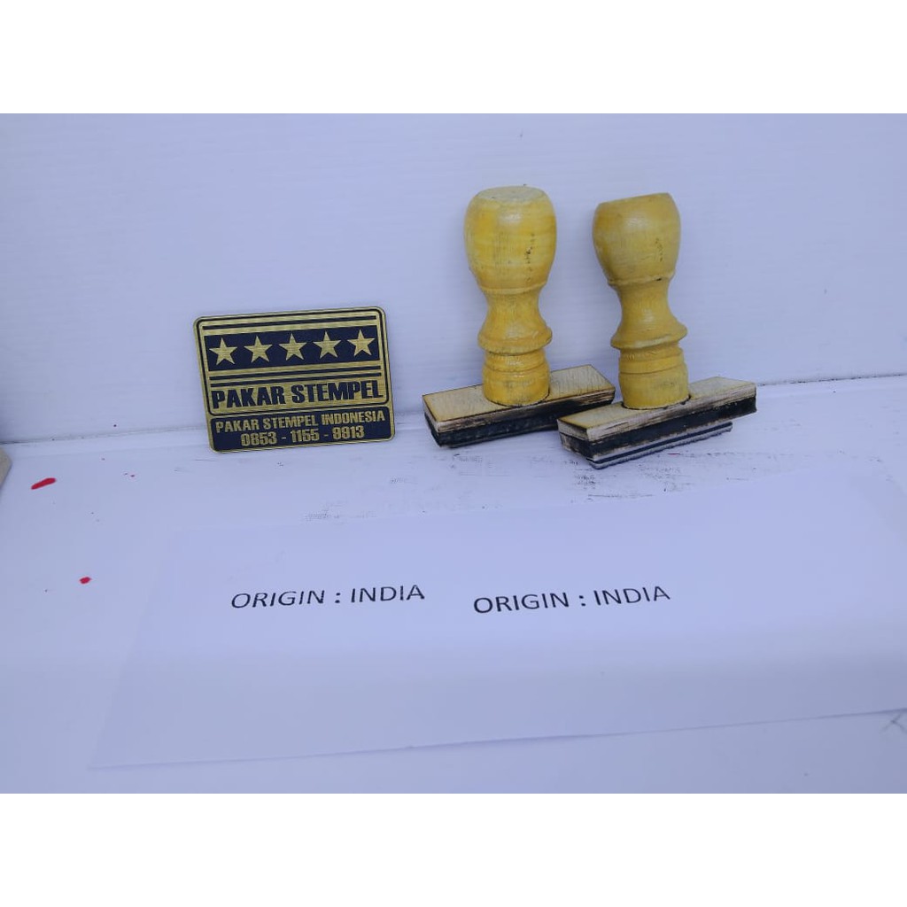 

Stempel Kayu Custom/Manual