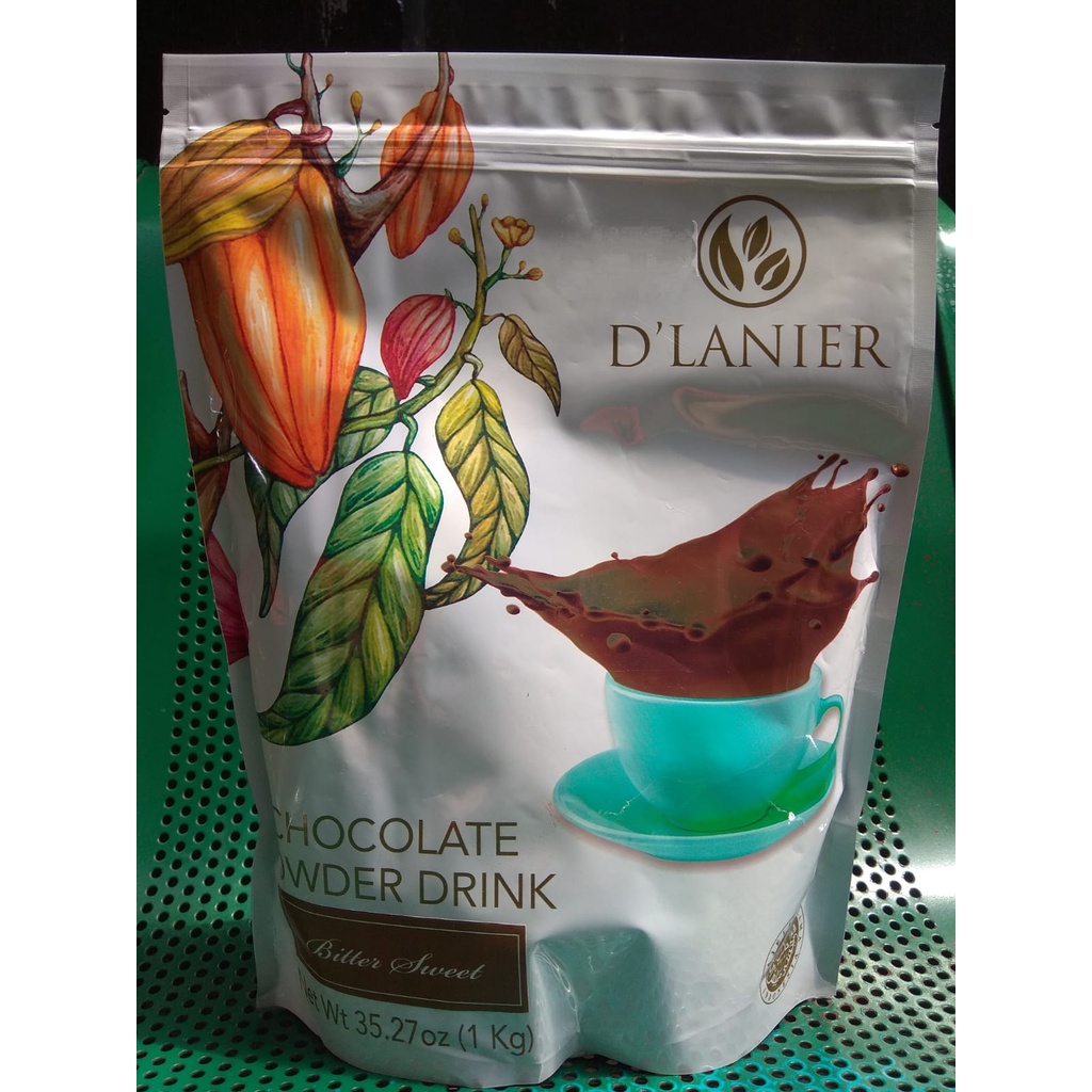D'LANIER POWDER CHOCOLATE BITTER SWEET 1KG / DLANIER SERBUK COKLAT 1000GR