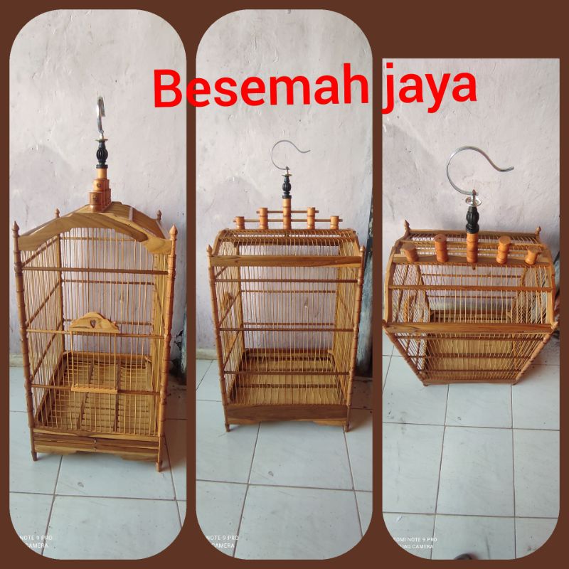 kandang burung vernis no.2 kacer, cucak hijau kenari