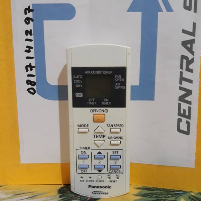 Remote AC Panasonic Inverter ORIGINAL