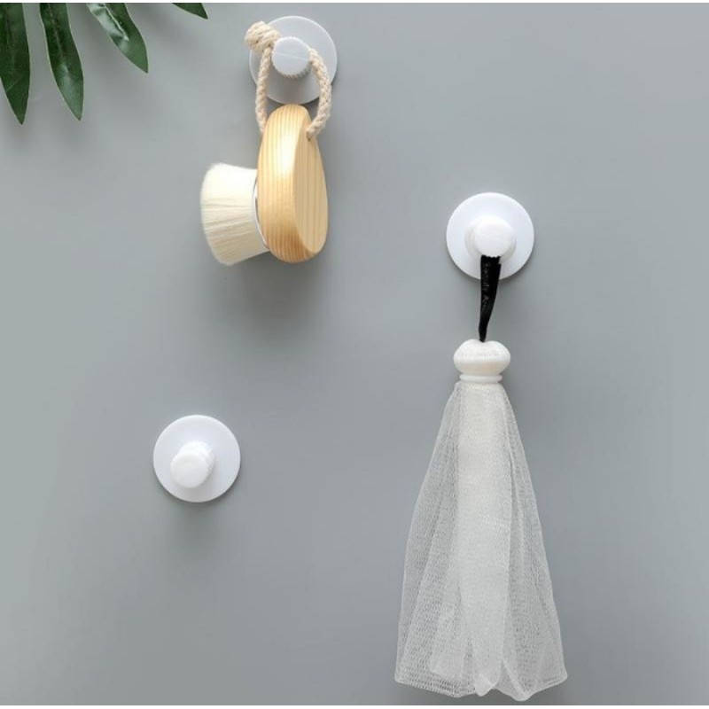 Gantungan Dinding Kamar Mandi Dapur Serbaguna Bentuk Bulat