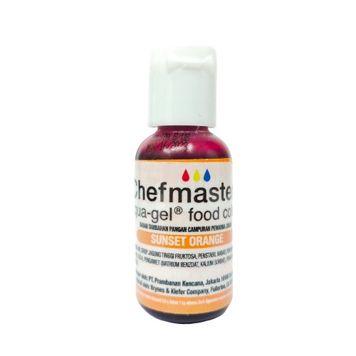 

Chefmaster Sunset Orange Liqua Gel Food Colour 20g