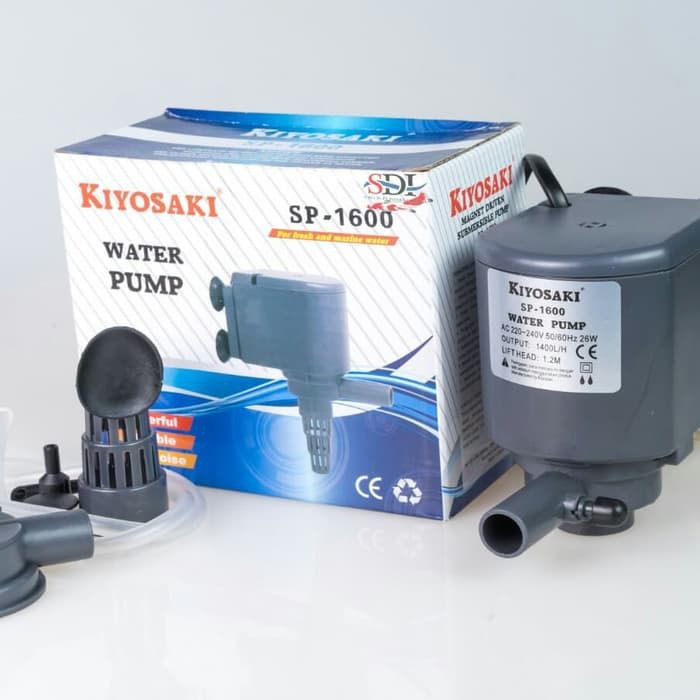 water pump pompa air aquarium kiyosaki sp 1600