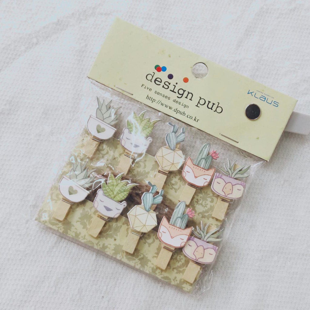 Penjepit Kayu Klip Foto imp - Wooden Clip Motif Karakter