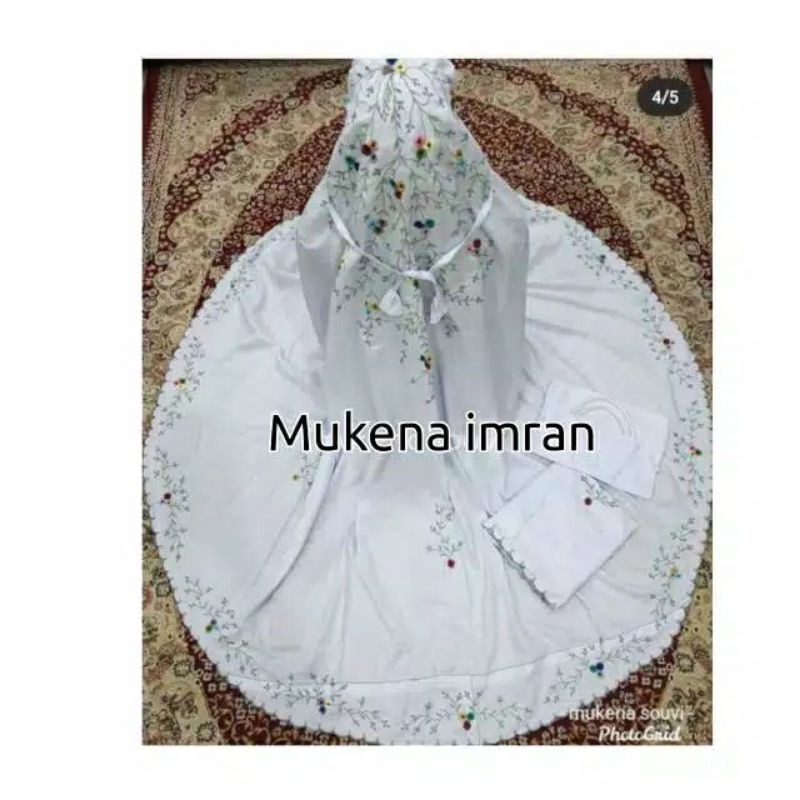 Mukena Imran Bordir Timbul