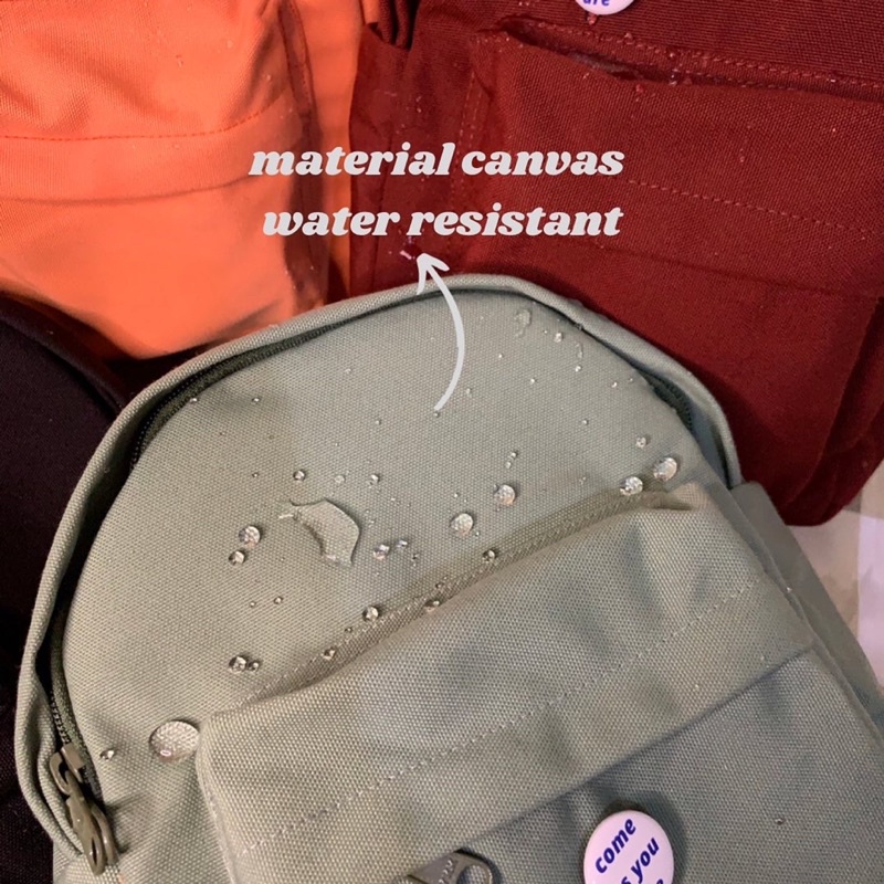 Raya Ransel Kanvas Mini 3in1