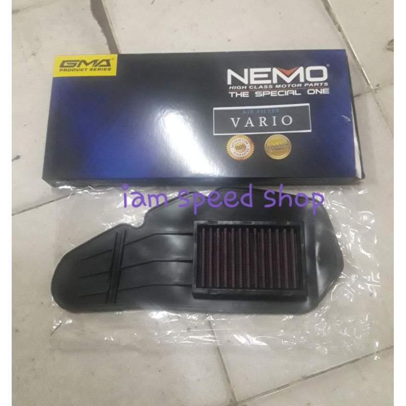 filter udara/air filter vario 125/150 new & old merk nemo