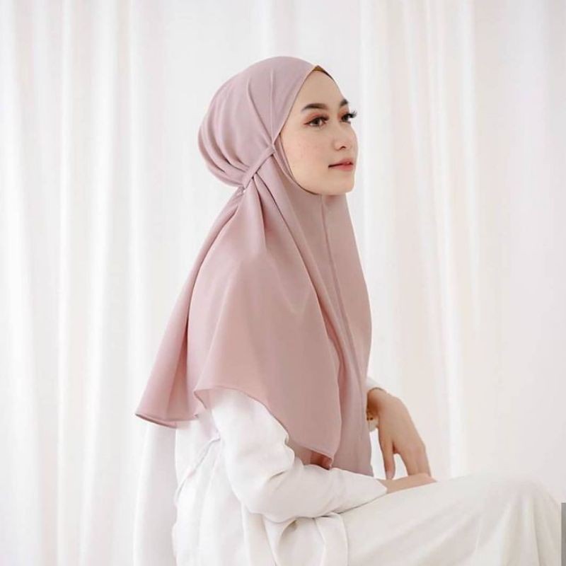 HIJAB BERGO MARYAM TALI POLOS MURAH/DIAMOND PREMIUM