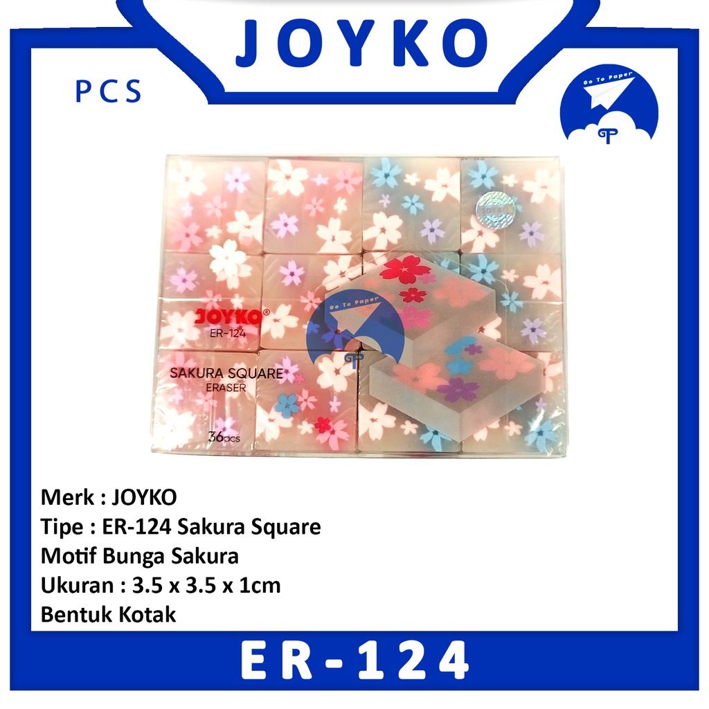 

JOYKO Hapusan Type ER-124 Motif Bunga Sakura - Pcs