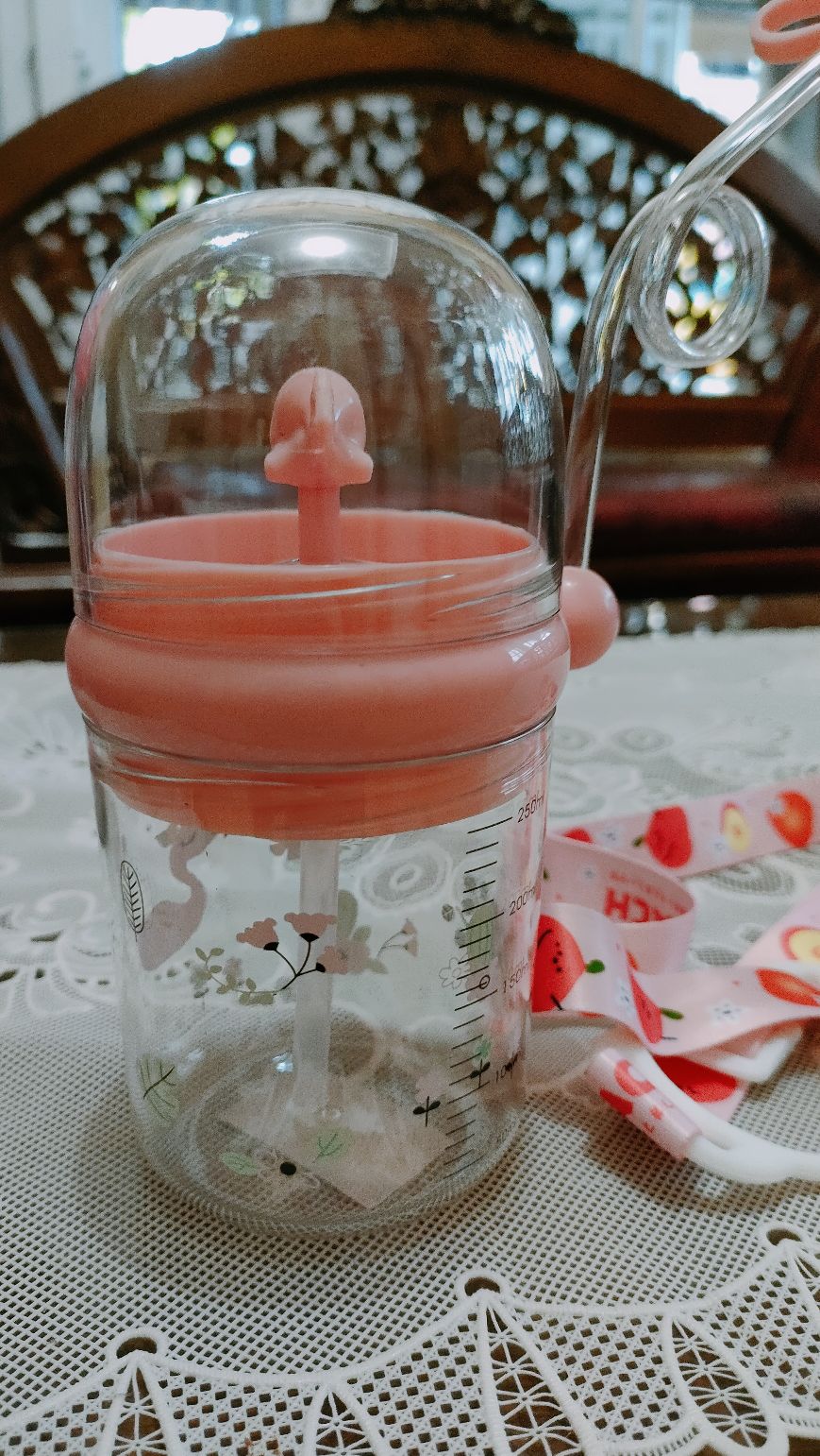 Botol Minum Whale Cup Straw | Lumba Lumba Air Mancur | Botol Unik